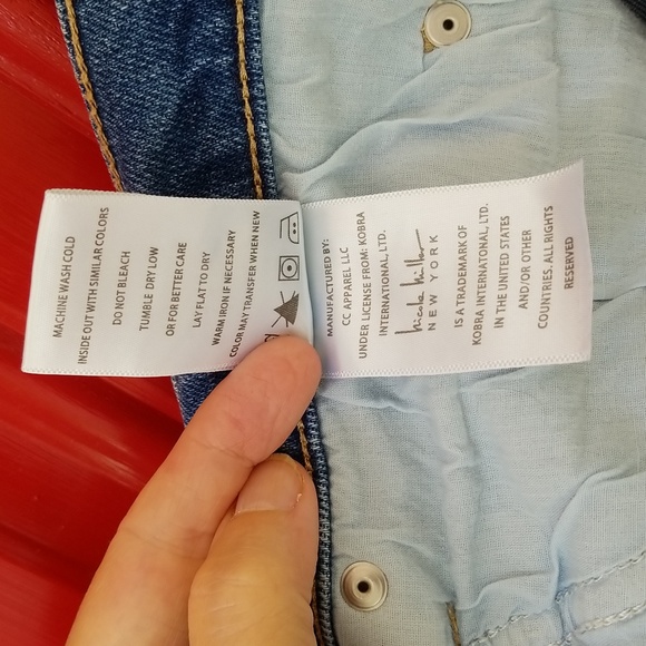 Super Deal! Nicole Miller Nomad High Rise Relaxed Boyfriend jeans, size 12 - Picture 6 of 6